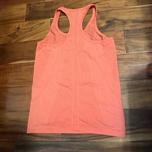 Lululemon swiftly tech tank Vibrant Orange and‎ Pink Racerback Tank Top